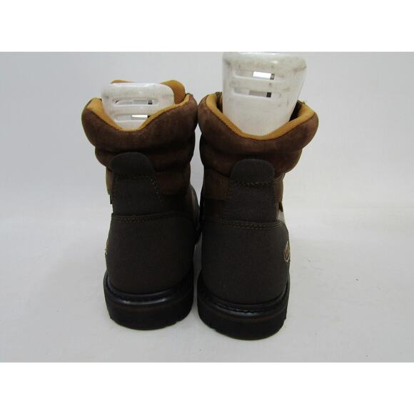 EUC Lacrosse Mens Size 11.5 M Brown Leather Laces Composite Toe Ankle Work Boots
